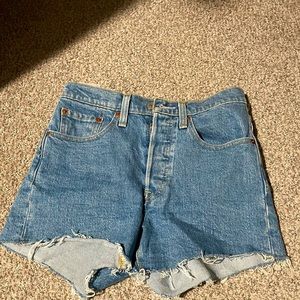 Levi’s 501 high waist shorts